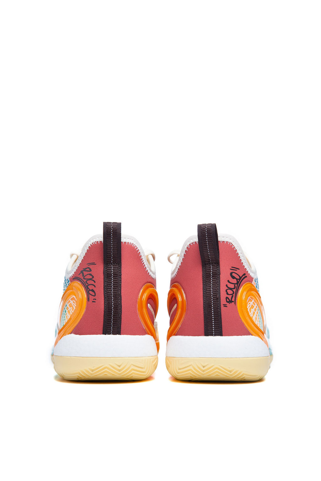 Кроссовки для баскетбола Бежевый/Красный/Неоново-оранжевый SPLASH 7.0 - Anta фото 5