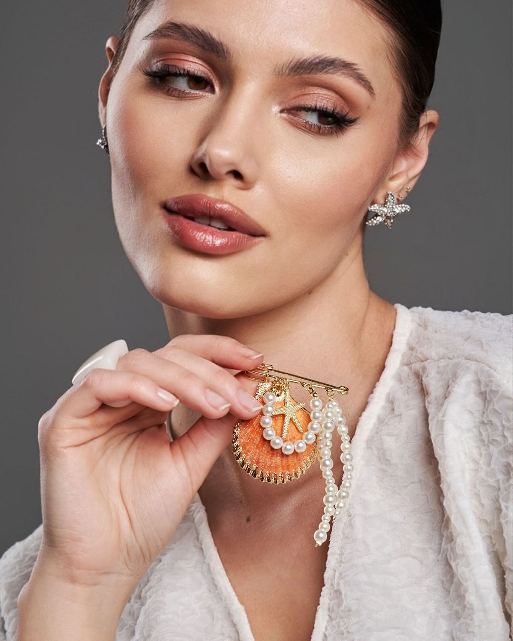 Брошь из натуральной ракушки - Sahar art lab фото 5