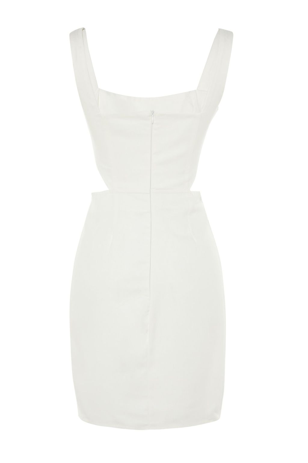 TRENDYOLMILLA Haki A-Kesim Mini Pamuklu Pencere/Cut Out Detayl? Detayl? Kare Yaka Dokuma Elbise TWOSS23EL00596  фото 8