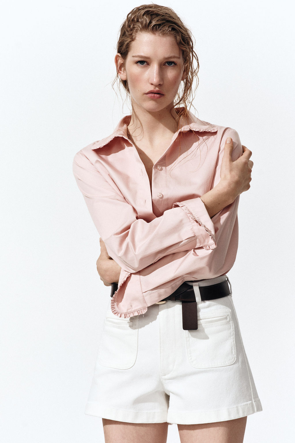 Camisa en popelina de algod?n - H&m фото 4