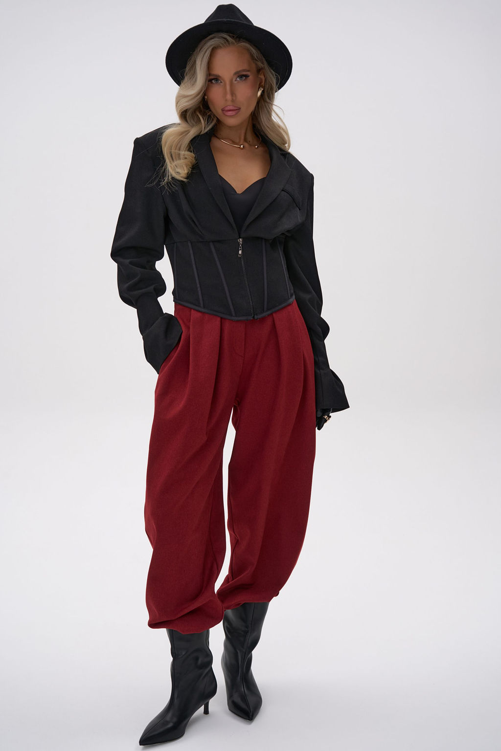 Пиджак  корсет Джуди (чёрный) - Эльза фото 29