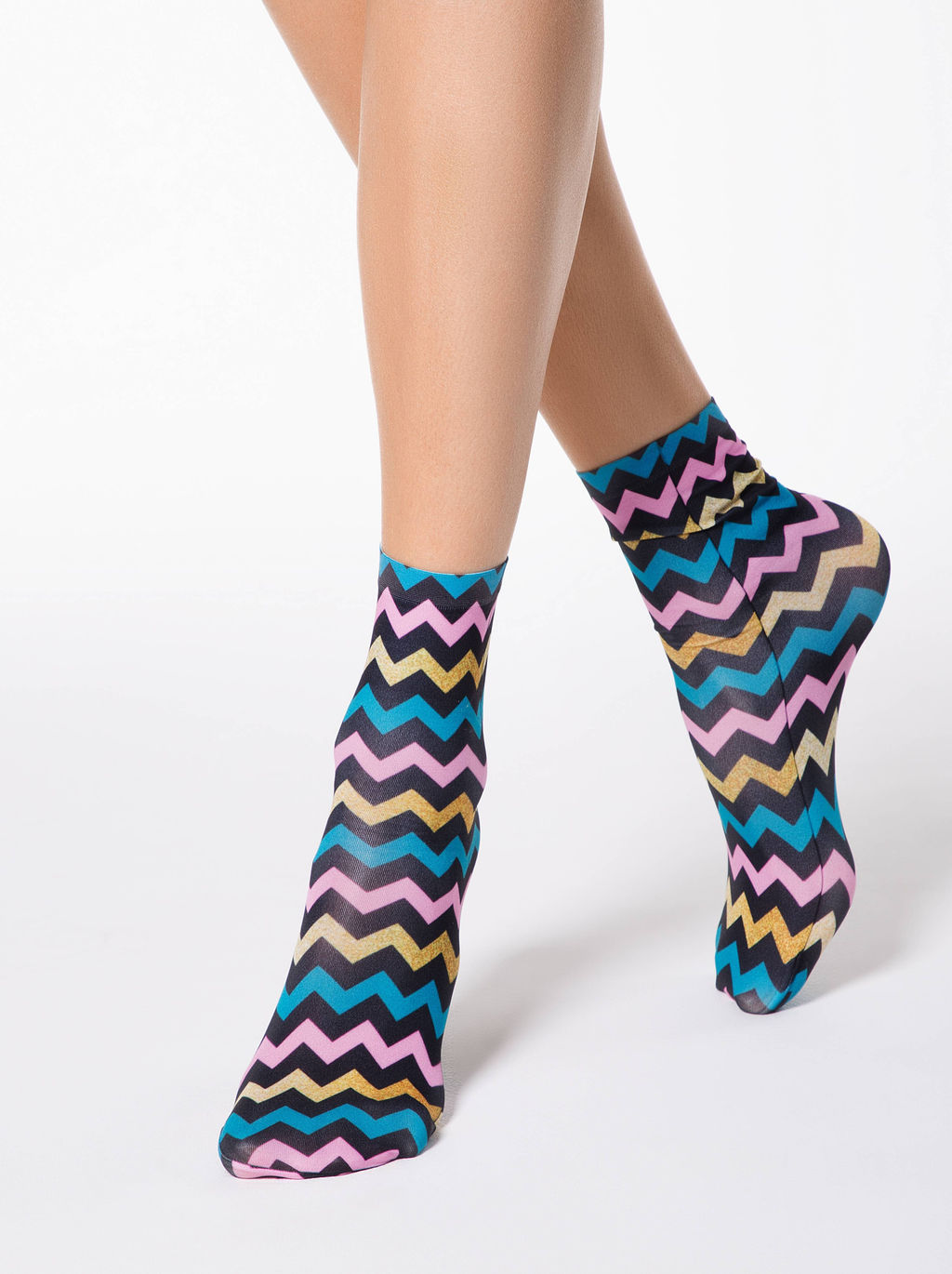 Цена за 2 пары. Носки Классические CONTE Носки с принтом FANTASY 70 mix - Conte elegant фото 30