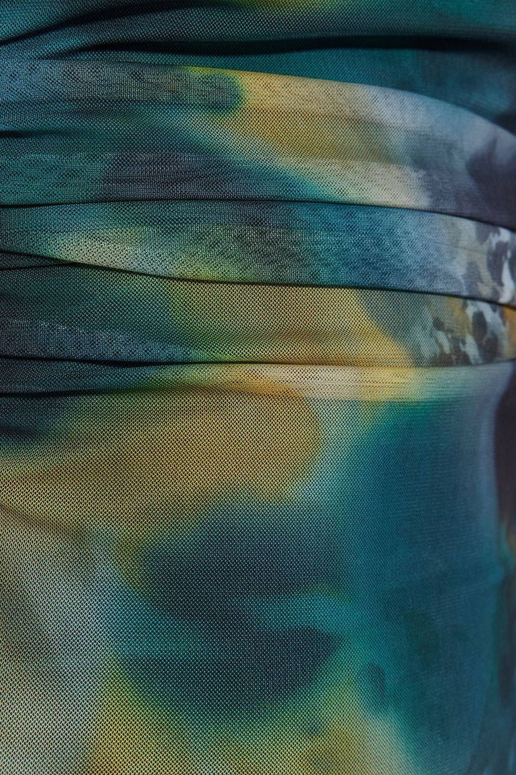 TRENDYOLMILLA Cok Renkli Vucuda Oturan Orme Tul S?k Abiye Elbise TPRAW24EL00303 фото 5