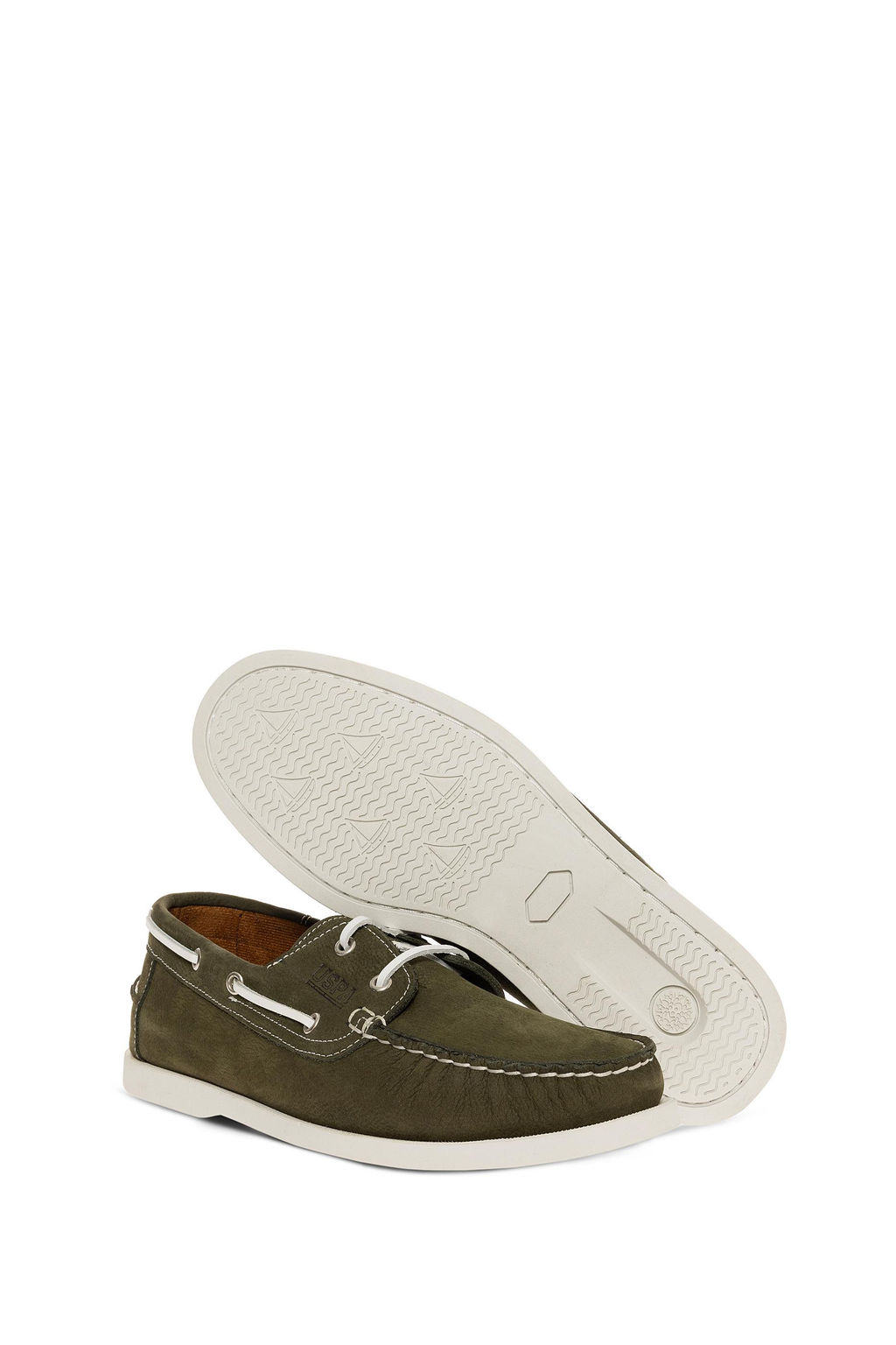 U. S. Polo Assn Мужские лоферы цвета хаки - U.s. polo assn фото 14