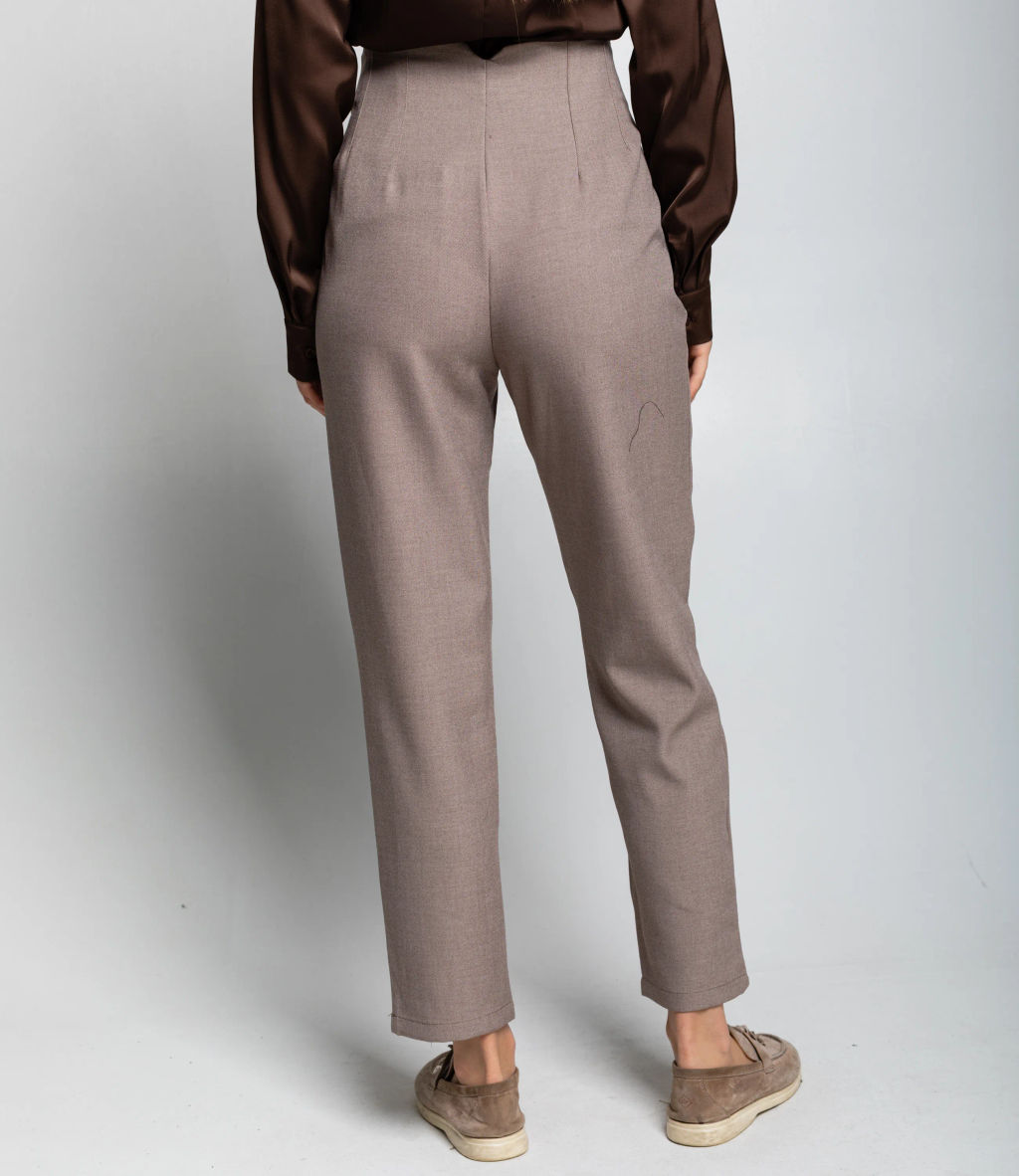 Брюки #ОКТ165002, бежевый - Dommod фото 4