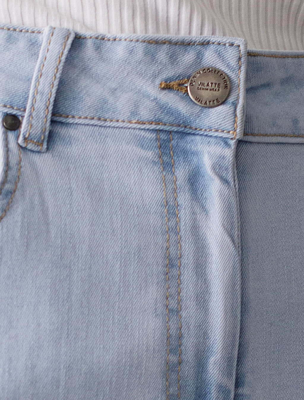 Джинсы из эластичного денима - Vilatte фото 5