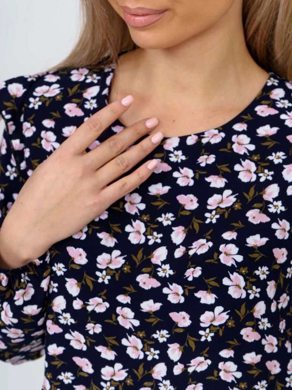 Платье женское, цвет черный розовый