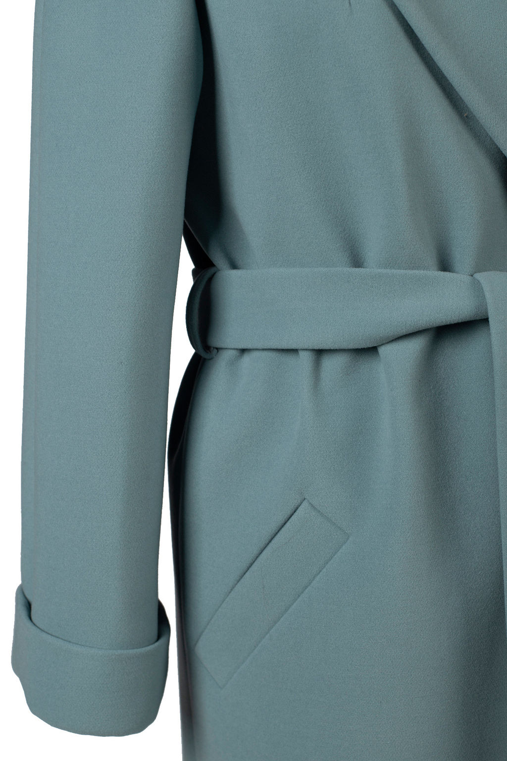 Пальто женское демисезонное (пояс) - El podio фото 5