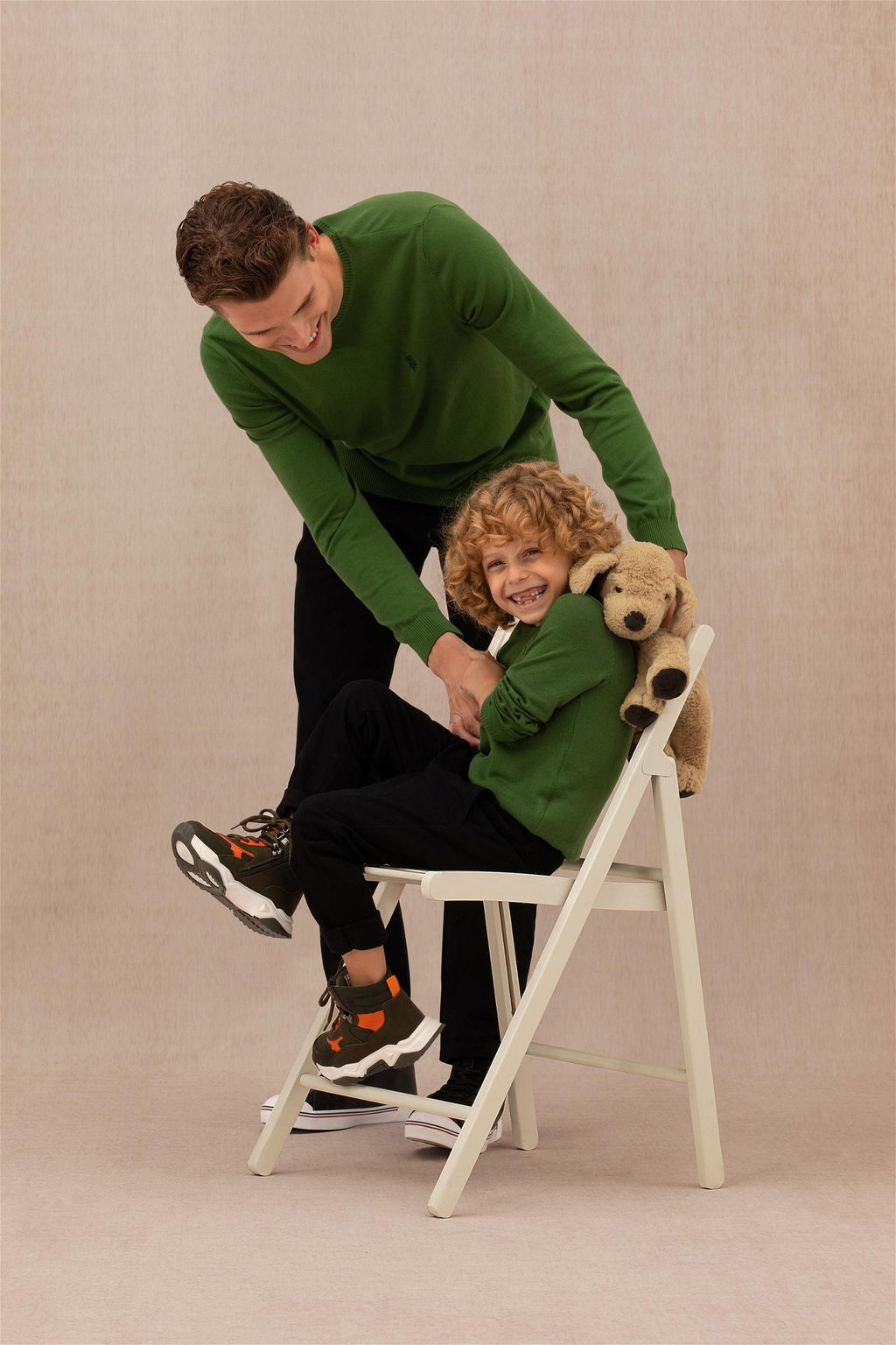 U. S. Polo Assn Зеленый базовый свитер для мальчика - U.s. polo assn фото 4