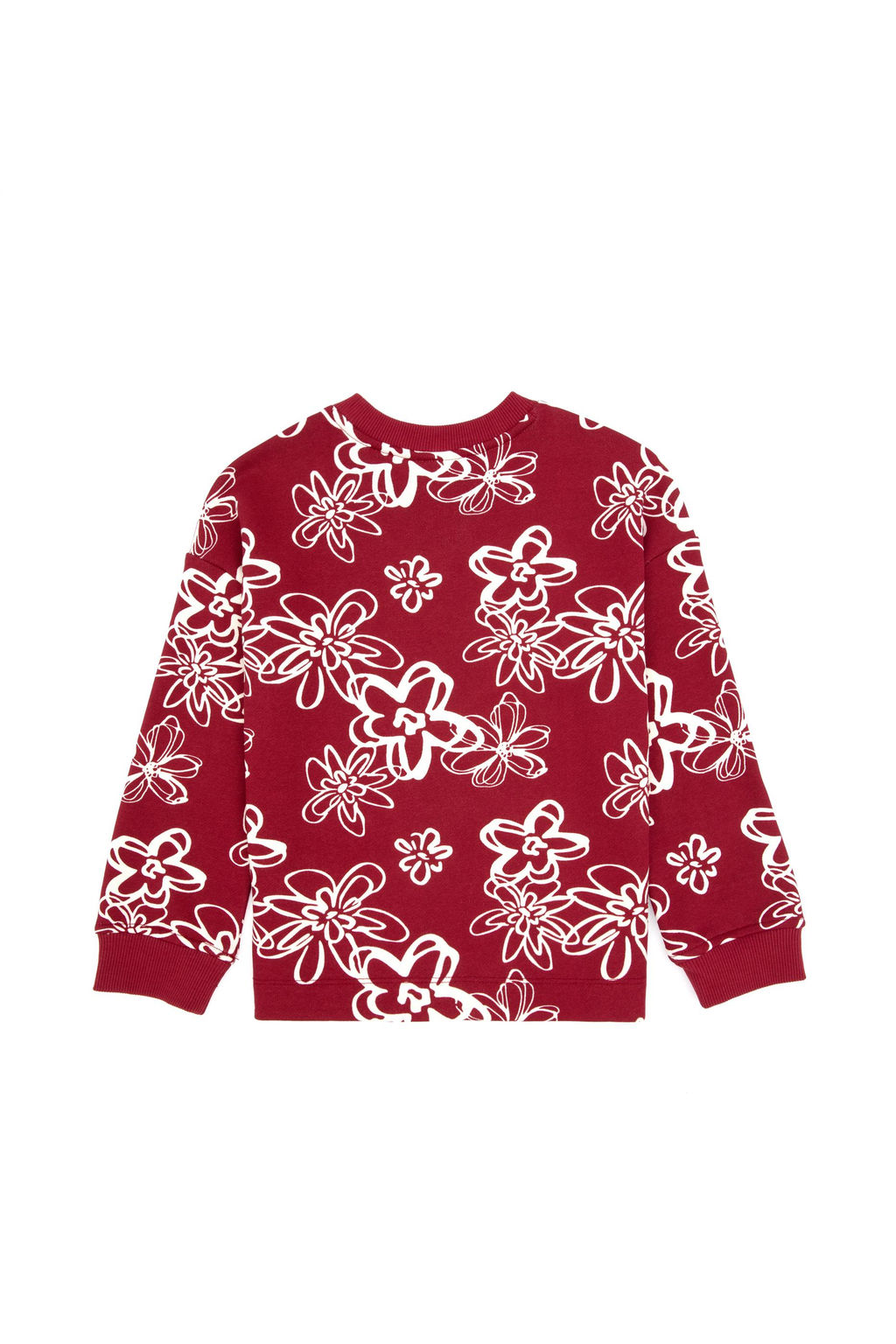 K_z _ocuk Koyu Frambuaz Sweatshirt Sepette S_rpriz _ndirim - U.s. polo assn фото 2