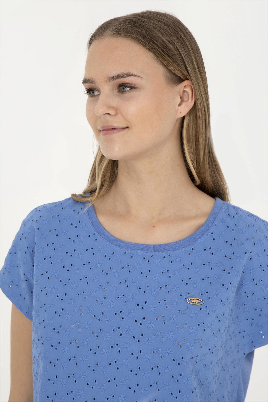 Женская темно-синяя футболка - U.s. polo assn фото 3