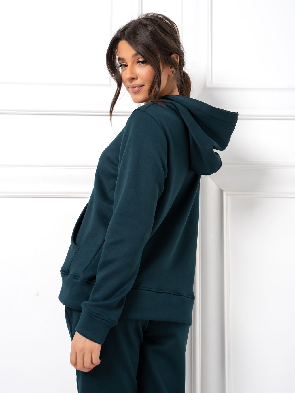 РАСПРОДАЖА Костюм жен.спорт. С утепл. (мех)_390/изумрудный - Ihomelux фото 15