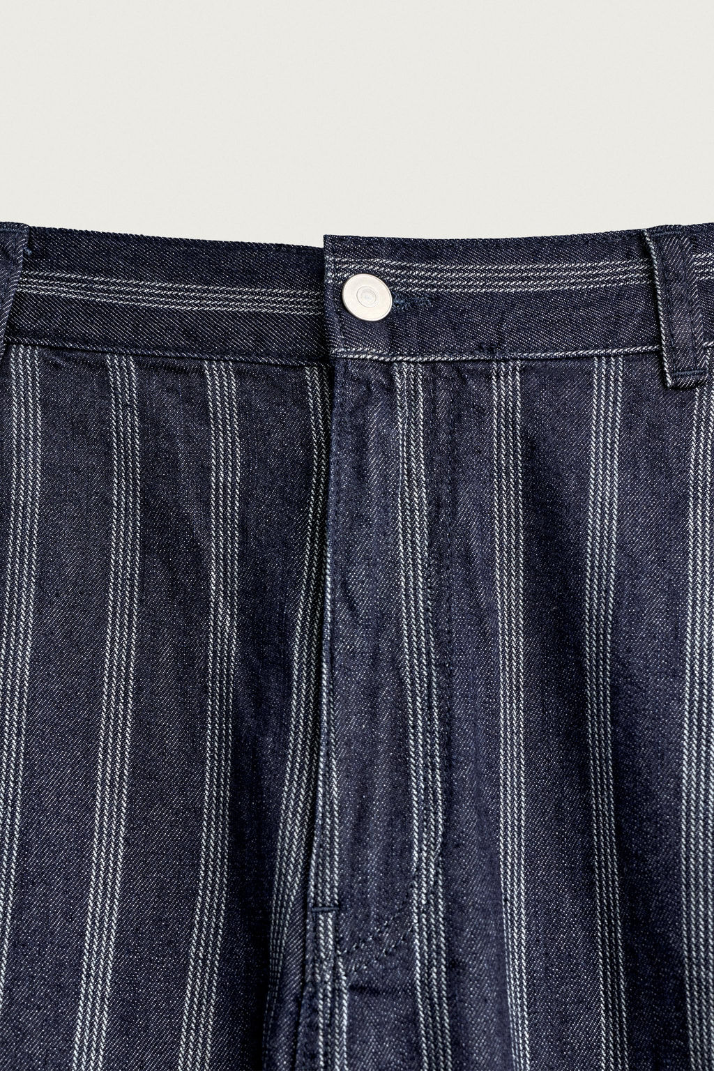 BERMUDA RELAXED FIT PLIEGUES RAYAS / Azul - Zara фото 8