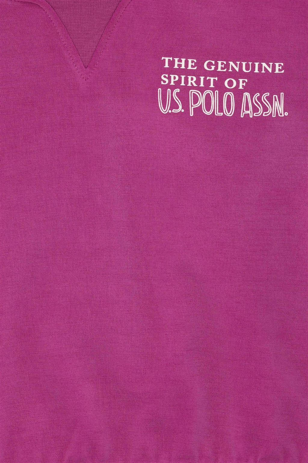 Фиолетовый свитшот для девочки - U.s. polo assn фото 3