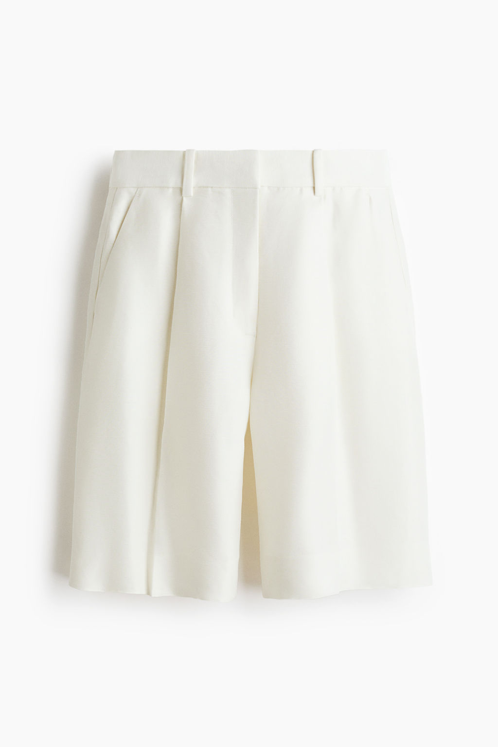 Bermudas en mezcla de lino