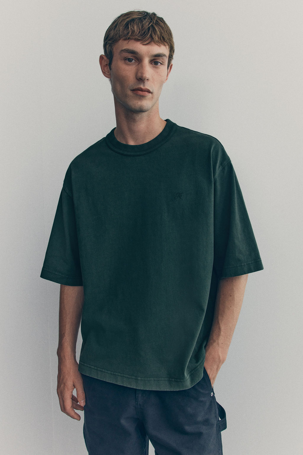 Camiseta boxy de algod?n - H&m фото 9