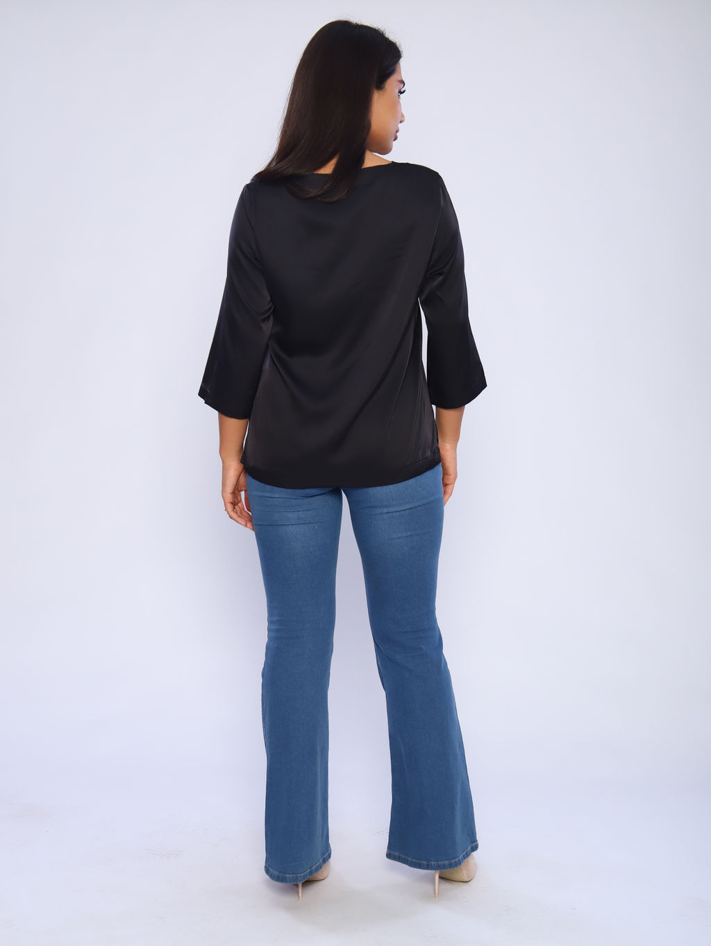 Блуза Ольга_О171/черный - Ihomelux фото 26