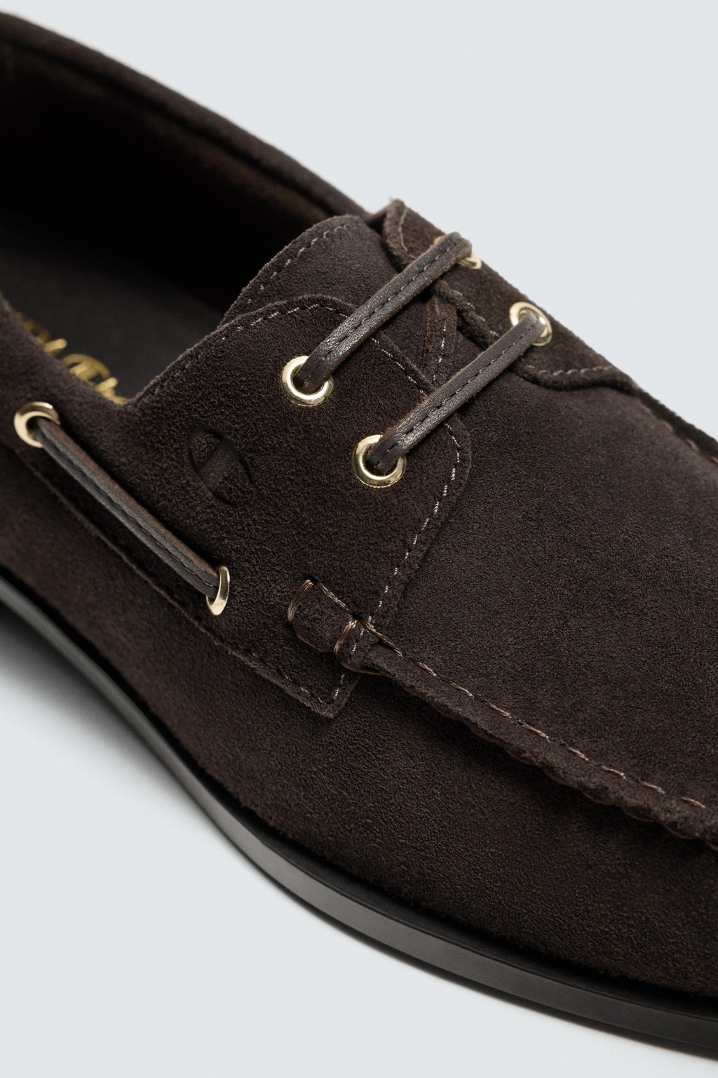 CHAMPION ® X ZARA LEATHER DECK SHOES  фото 6