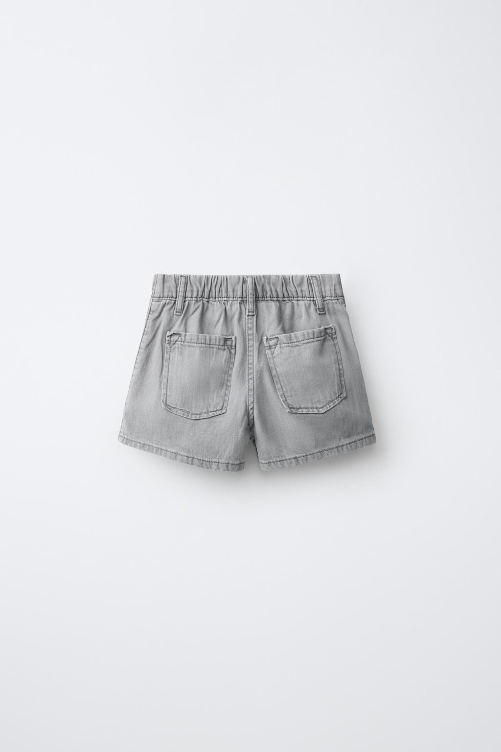 FALDA BERMUDA DENIM TACHAS / Gris - Zara фото 2