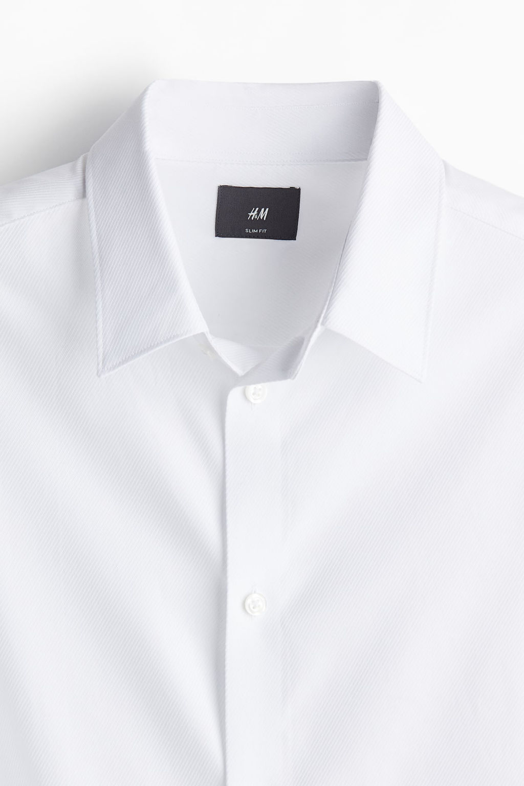 Camisa en algodon pima Slim Fit - H&m фото 7