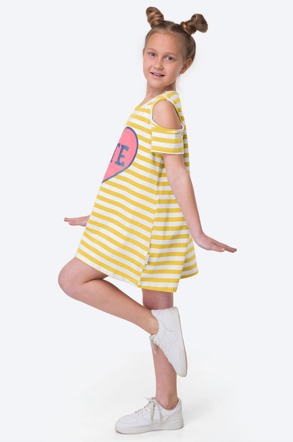 Летнее платье с лайкрой для девочки Bonito  фото 2