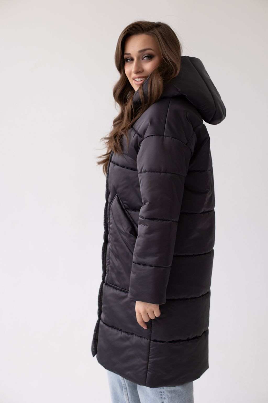Куртка женская демисезонная 23982 (графит) - Kankan фото 4