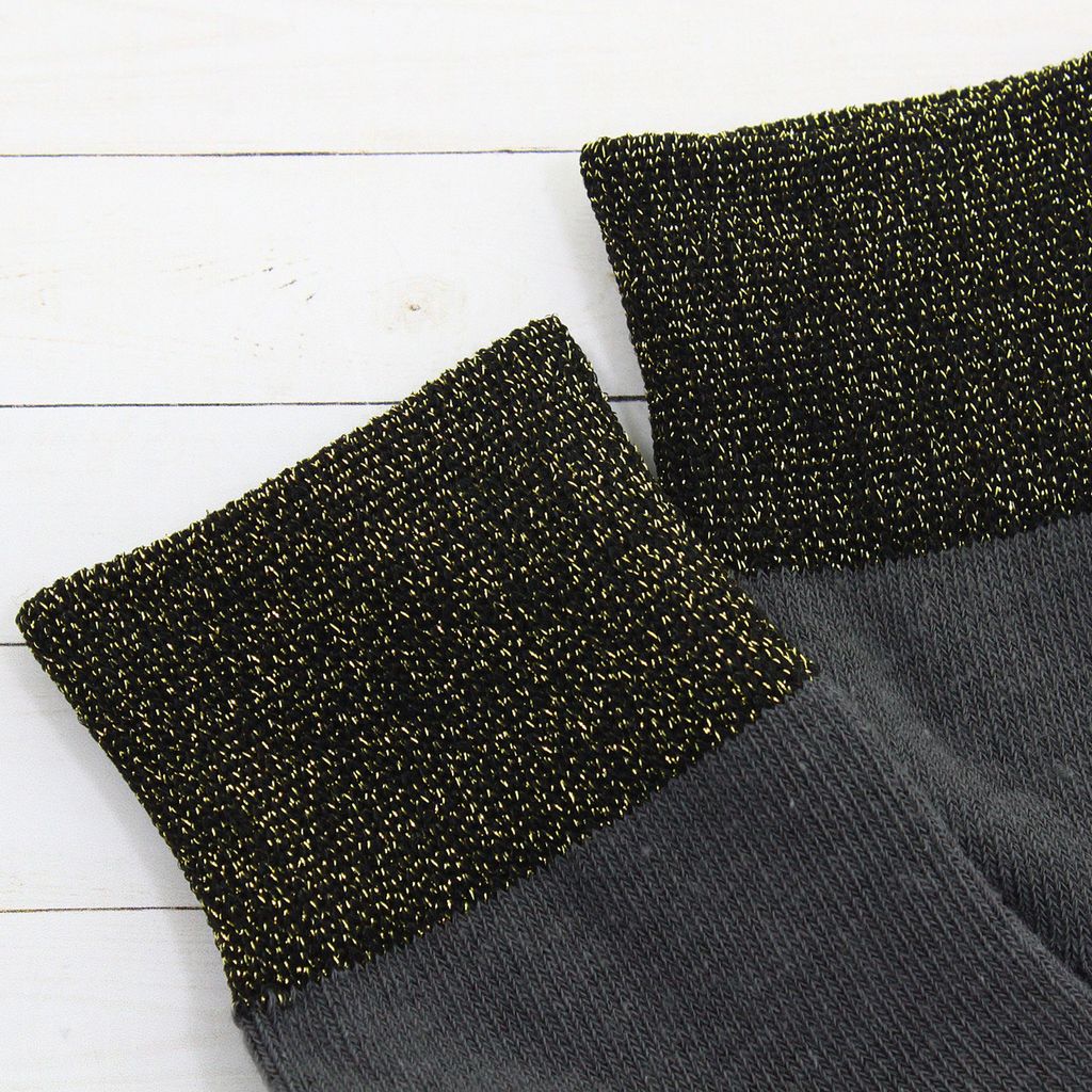 Детские носки 3-5 лет 15-18 см С люрексом Серый - Krumpy фото 4