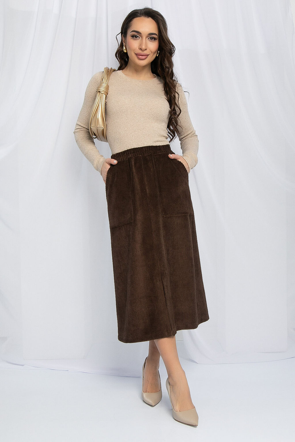 Юбка Лилиана (шоколад) Ю13097-9М - Lt collection фото 7