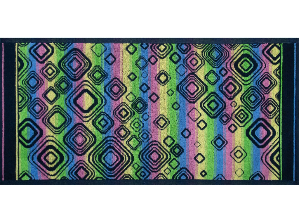 Полотенце махровое 6с104.413ж1 Мишель (т.радужка) 81х40см