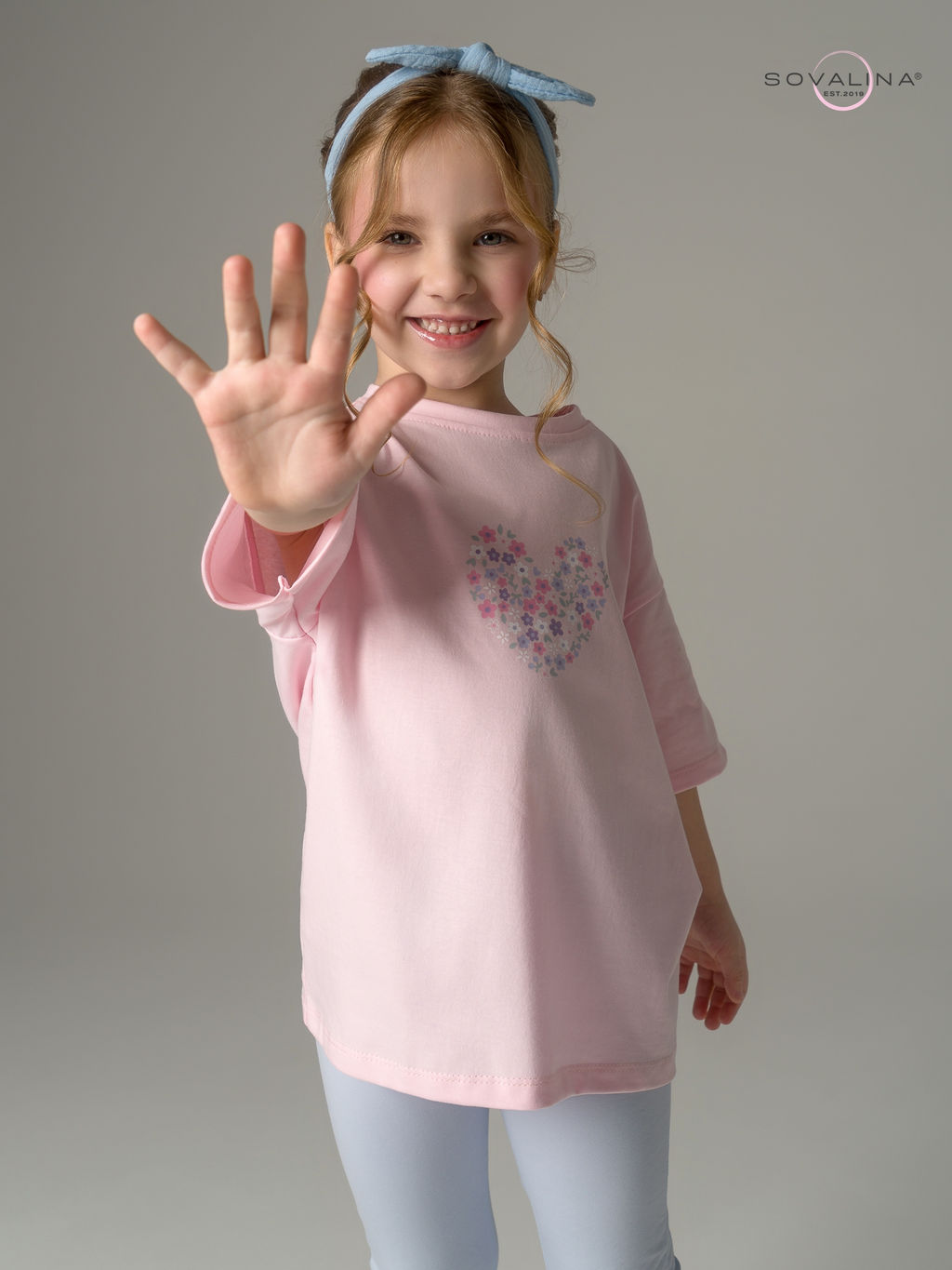 Костюм Мун розовый-голубой СЦ - Sovalina фото 12