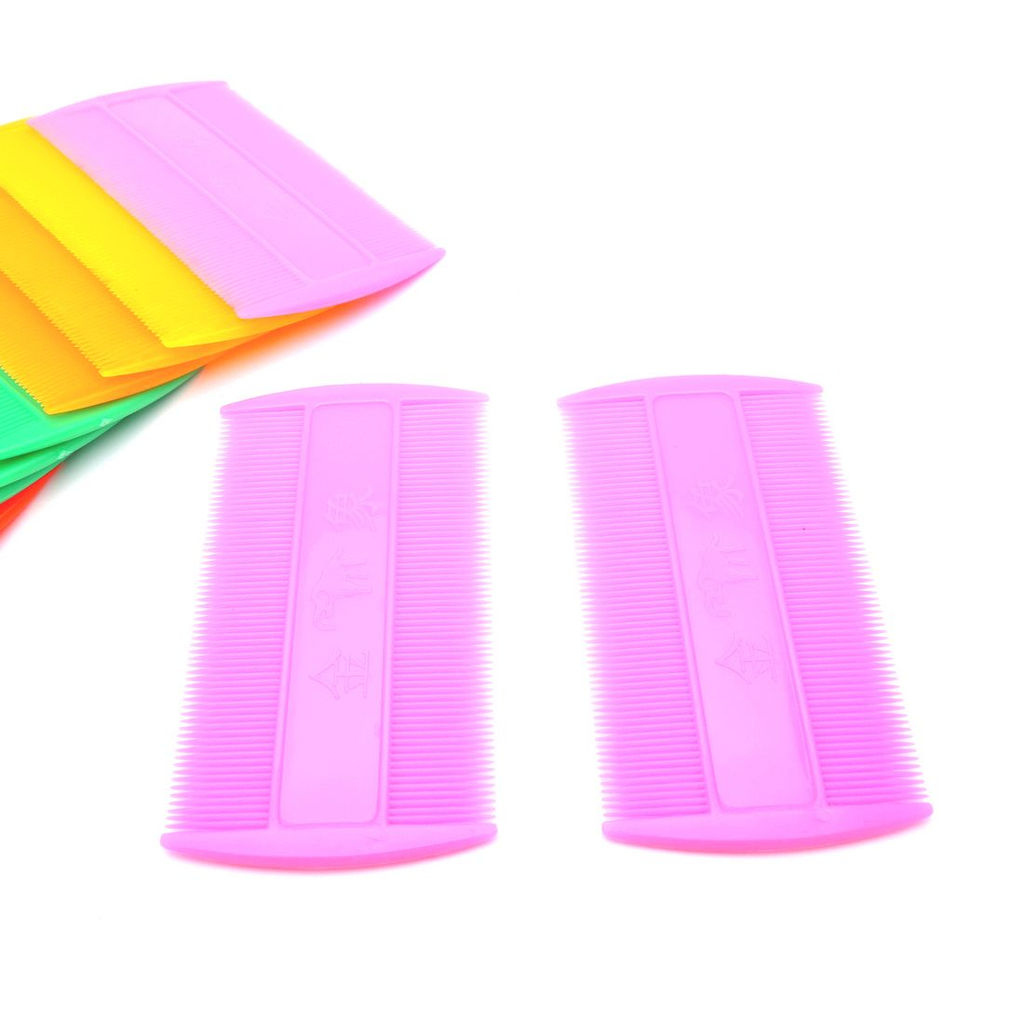 Rama Rose Гребешок для волос двусторонний 217, пластик, 12 шт.  фото 3