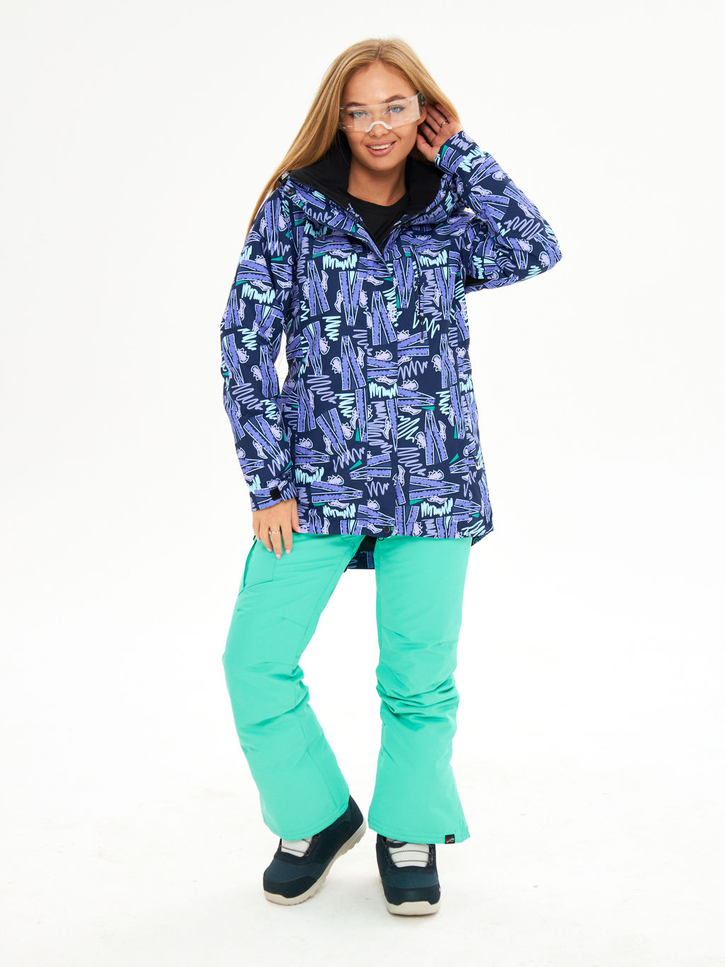 Женская горнолыжная сноубордическая куртка Alpha Endless Ultra Chaleur SNB 423/316_5 Разноцветный  фото 35