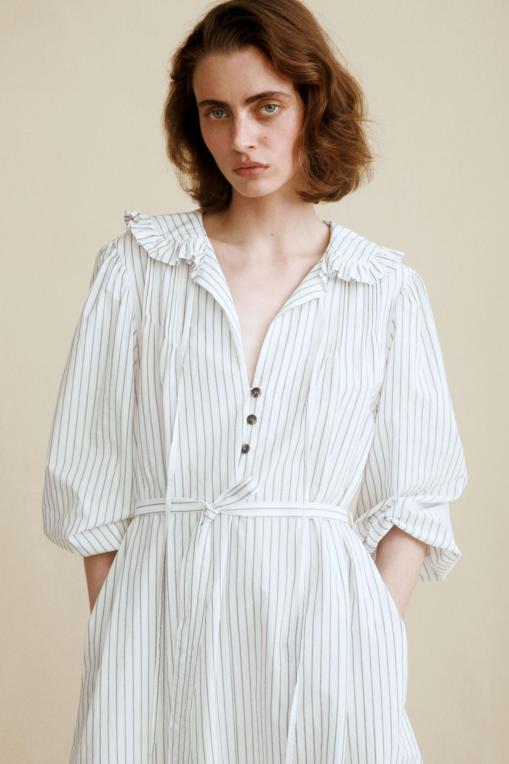VESTIDO RAYAS CREATED BY CARAMEL LONDON X ZARA / rayas фото 2
