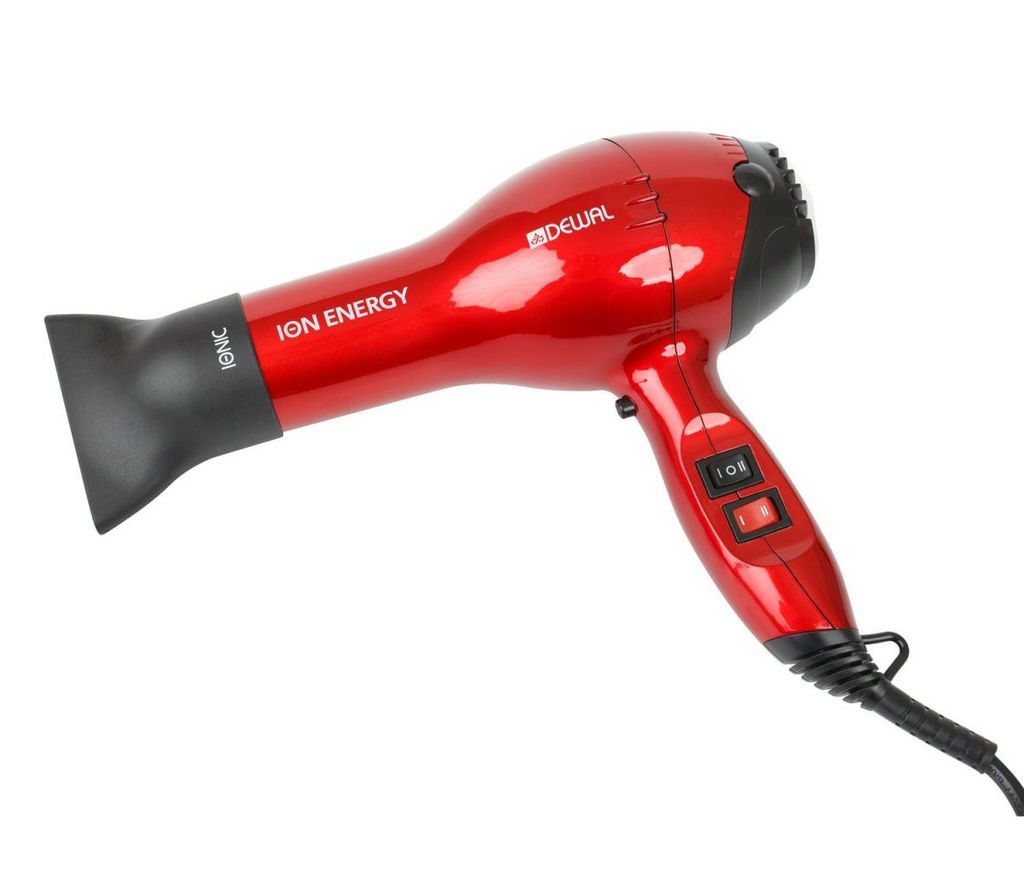 Dewal Профессиональный фен для волос / ION Energy 03-8800 Red, красный, 2000 Вт  фото 8
