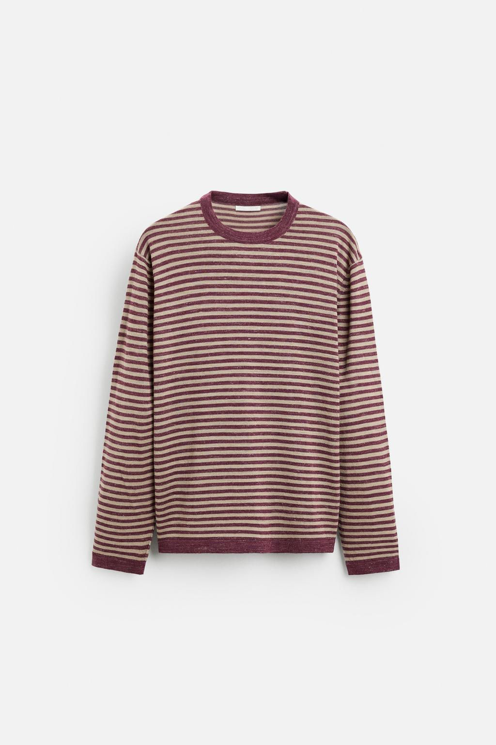 STRIPED JACQUARD SWEATER - Zara фото 5