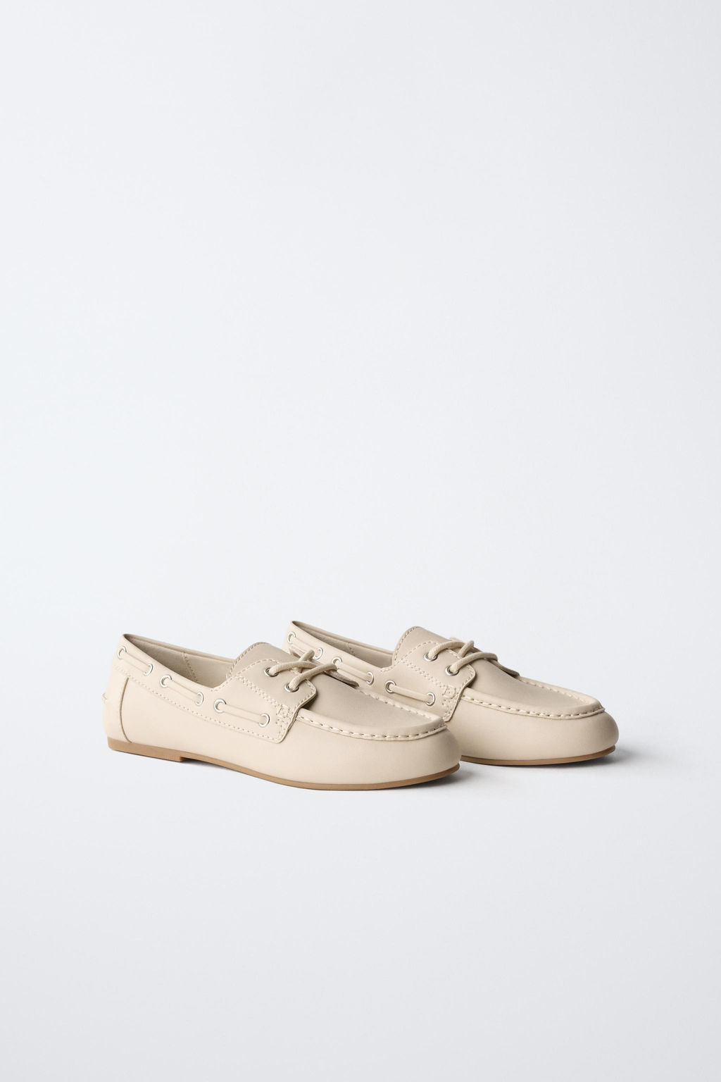 LACE-UP DECK SHOES - Zara фото 9