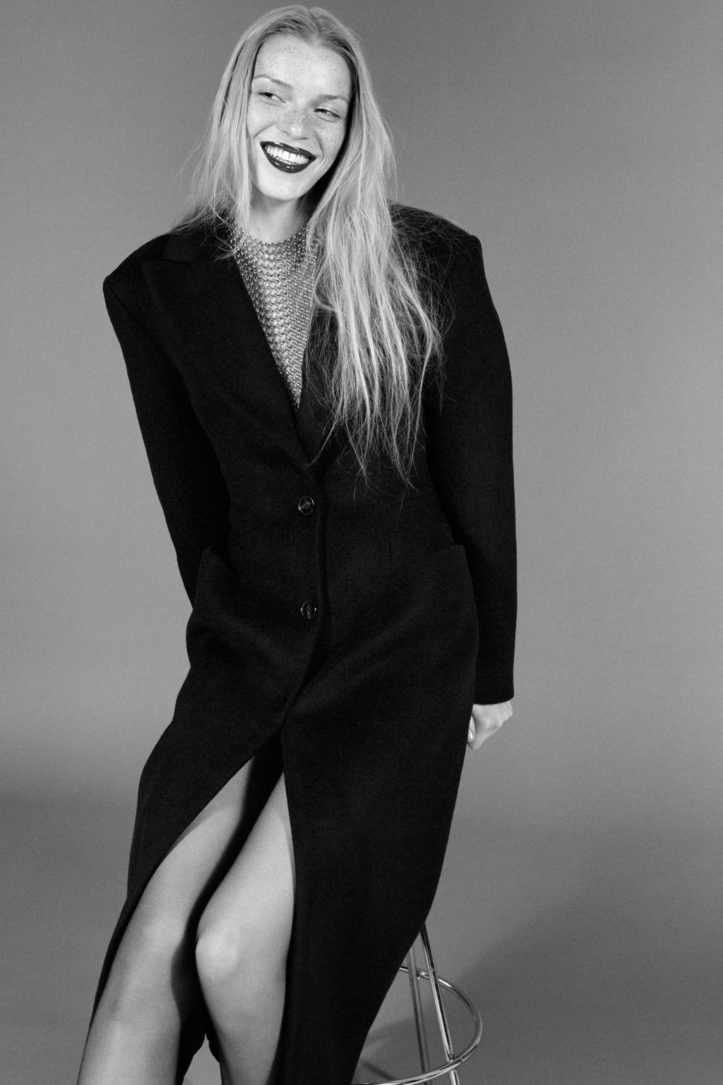 EXTRA-LONG WOOL BLEND COAT - Zara фото 2