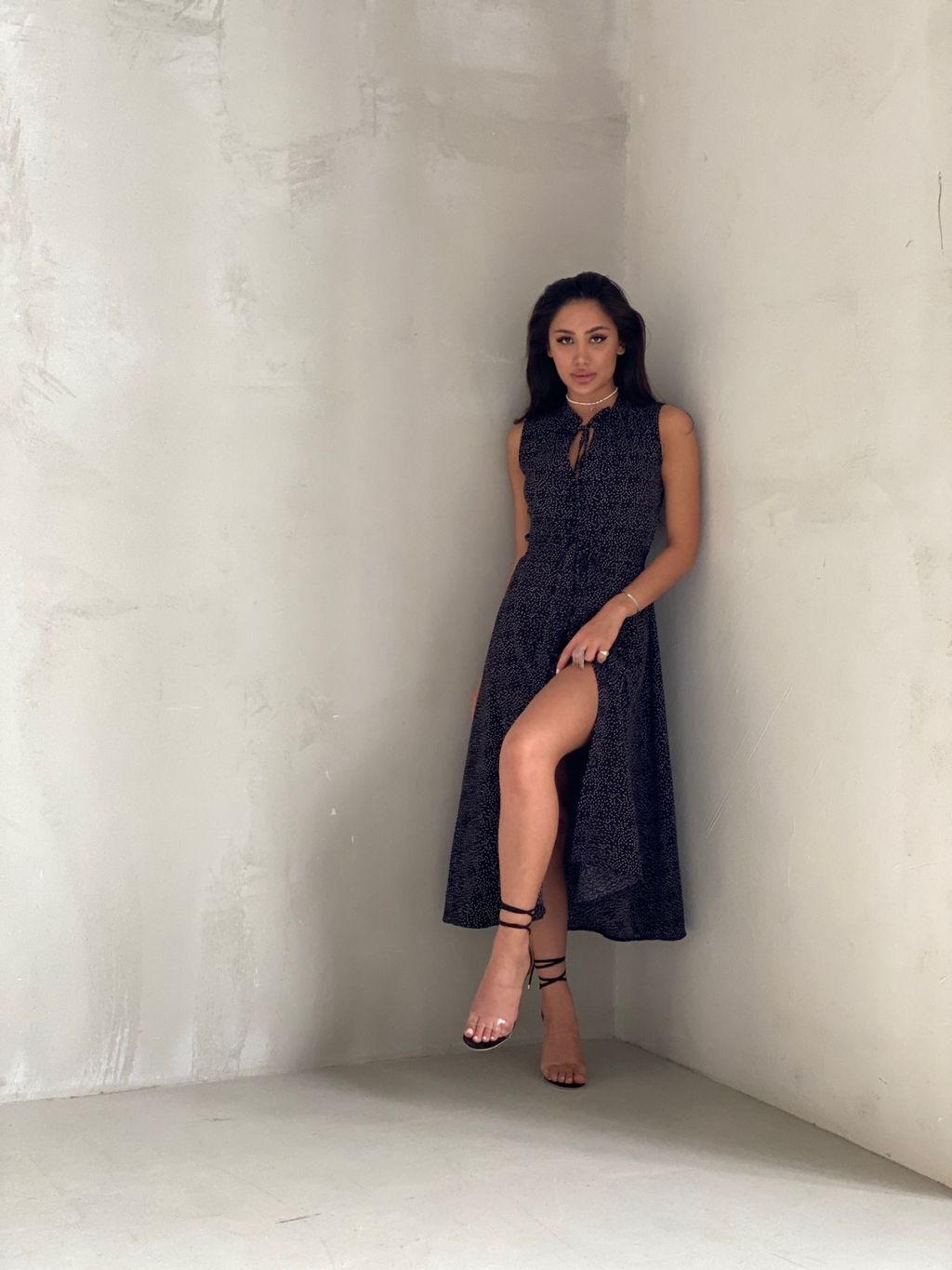 Платье, как из к/ф Красотка, чёрное в горошек - Martichelli фото 10