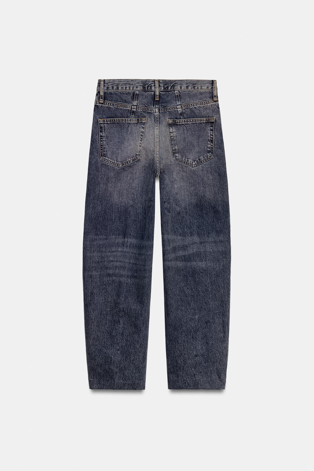 JEANS ZW COLLECTION BARREL TIRO ALTO / Azul - Zara фото 7
