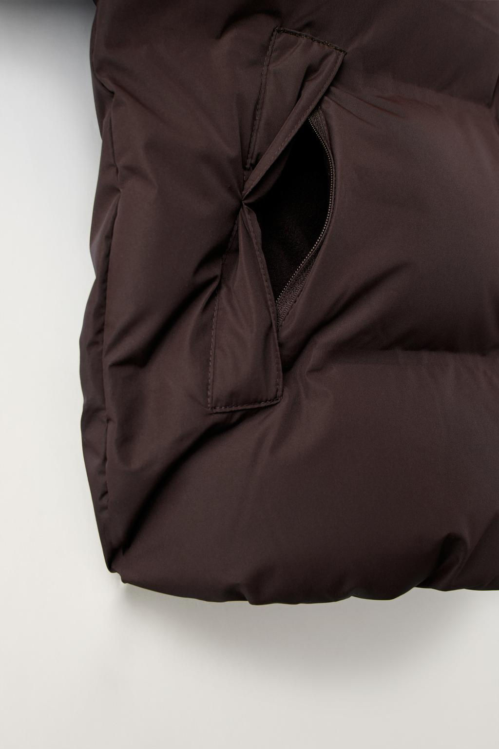 WATER-REPELLENT DOWN JACKET WITH LABEL - Zara фото 7