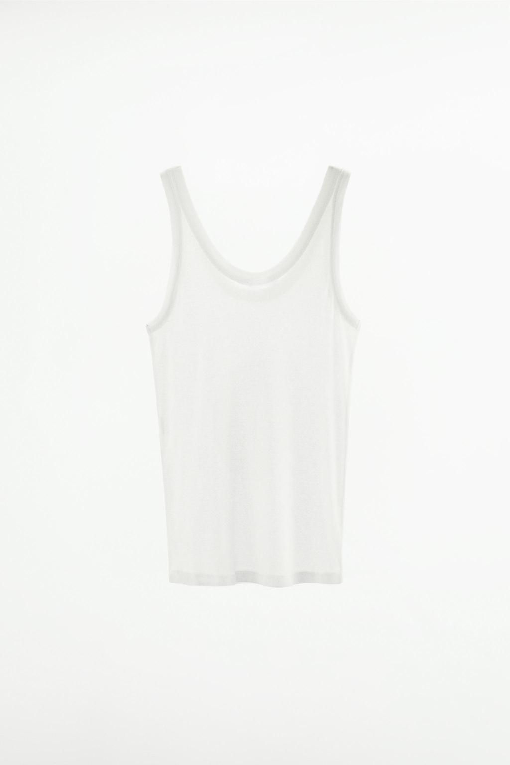 STRAPPY COTTON TOP - Zara фото 7