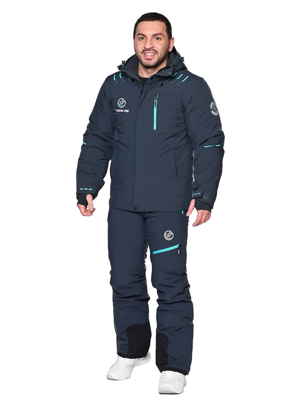 Костюм A-8987 Темно-серый