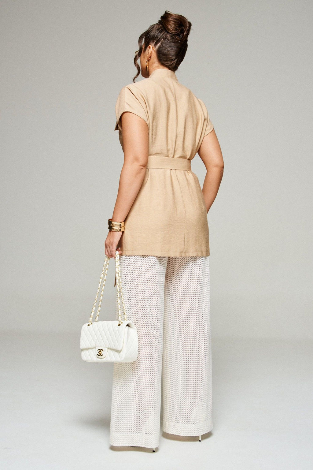 Костюм 6328 бежевый, Брюки, Жакет - B&F фото 8