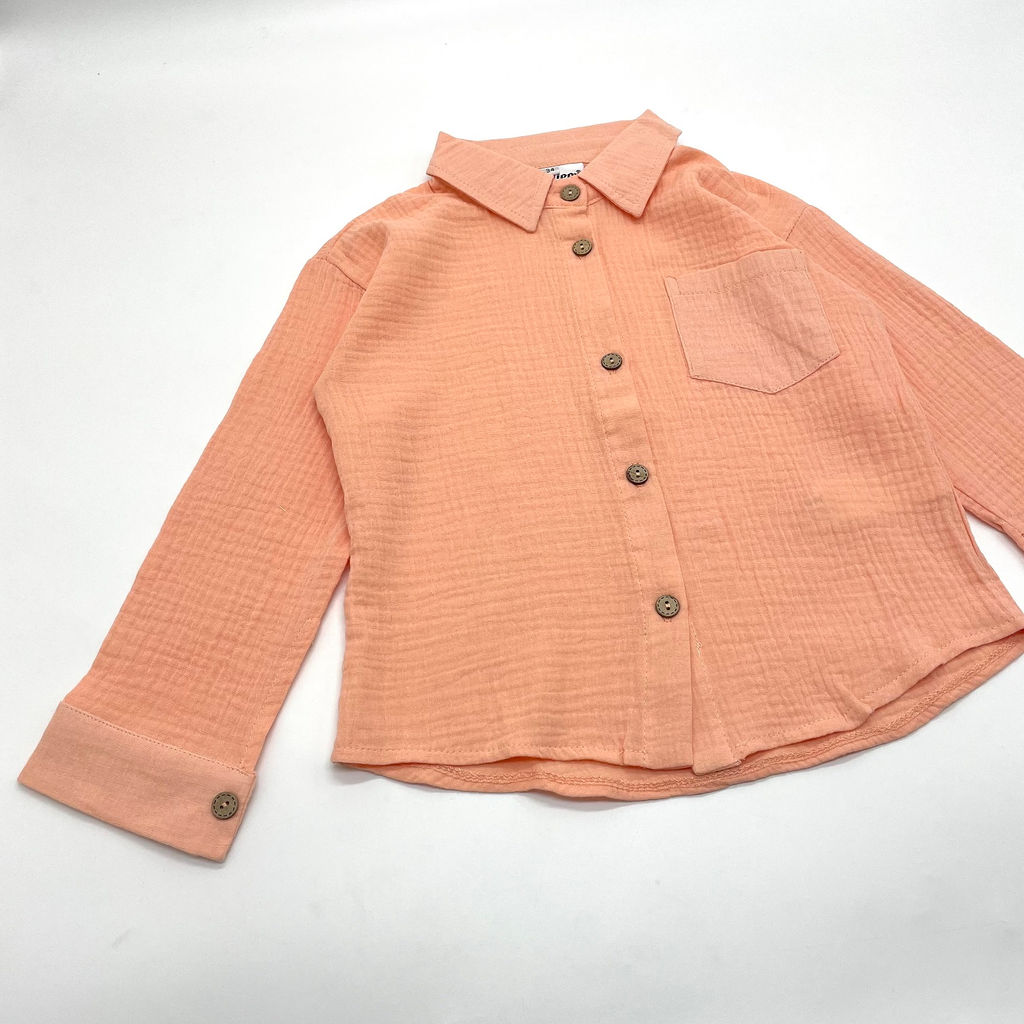 Детская рубашка из муслина GASTON, Белый - Caimano фото 31