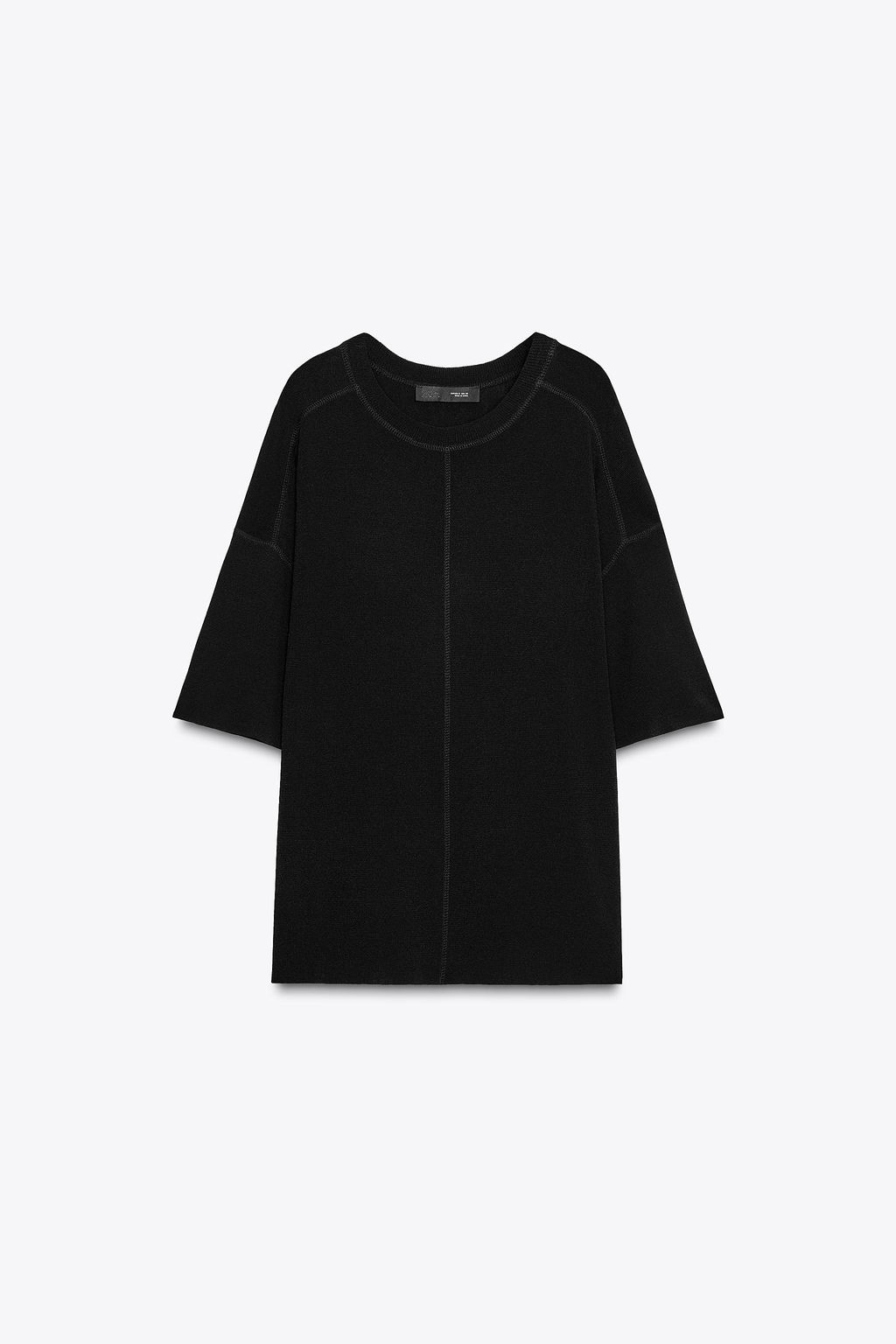 OVERSIZE PLAIN KNIT TOP - Zara фото 6