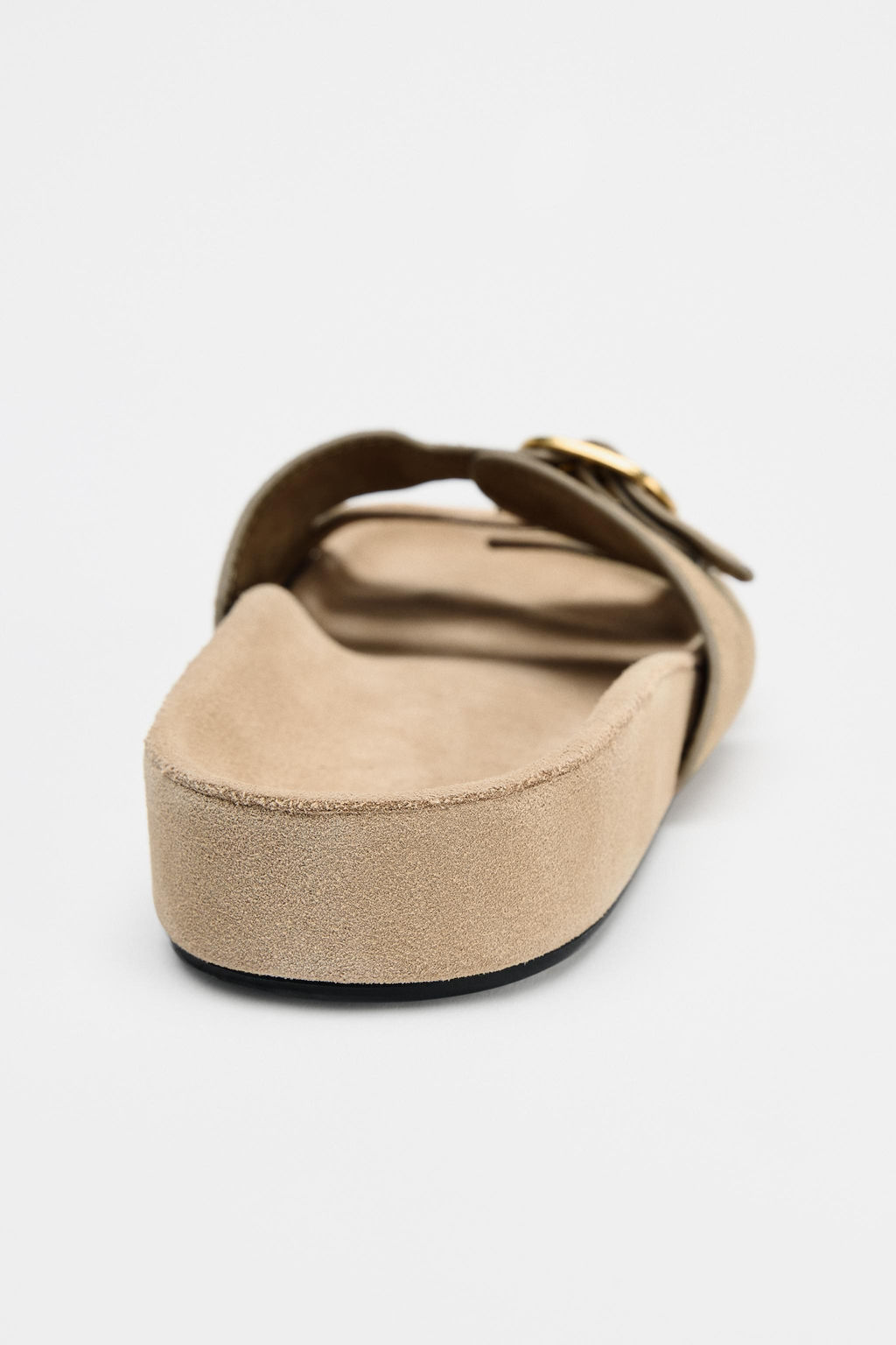 SPLIT SUEDE BUCKLE SANDALS - Zara фото 10