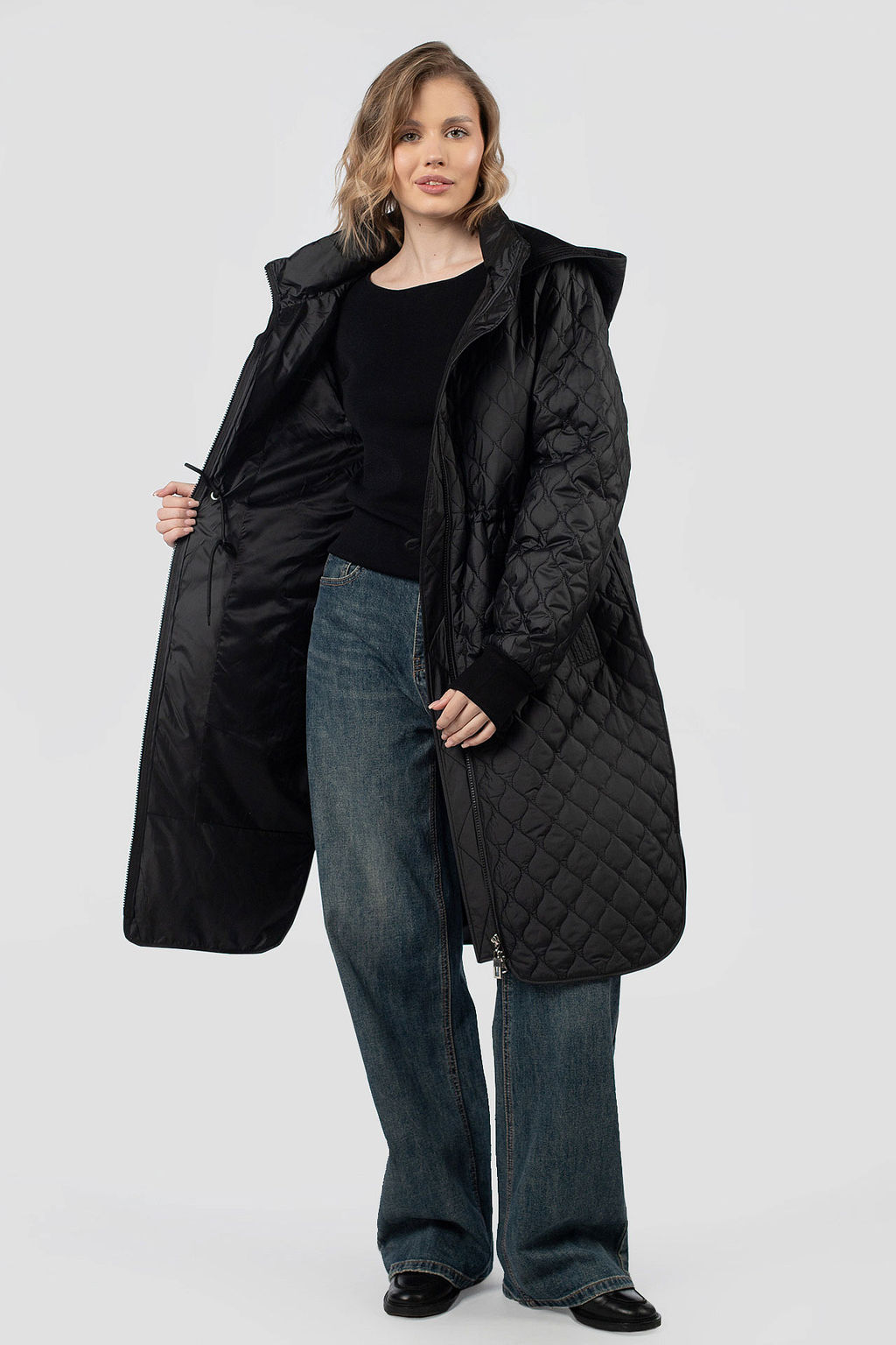 04-3110 Куртка женская демисезонная (Холлофайбер 100)