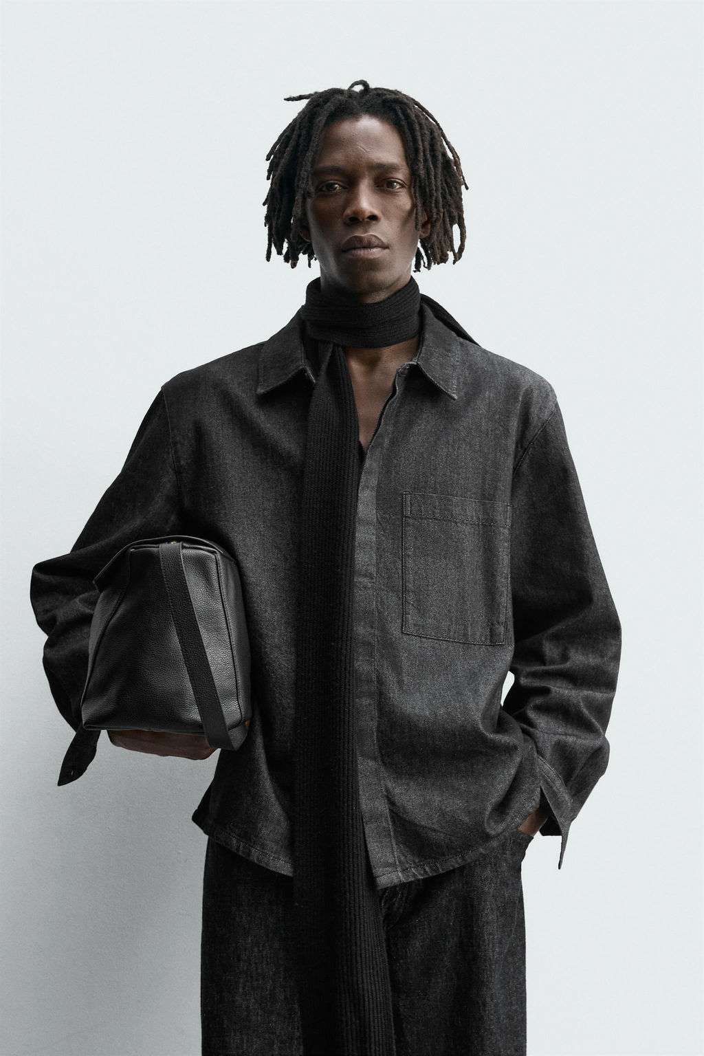 WASHED DENIM SHIRT - Zara фото 2