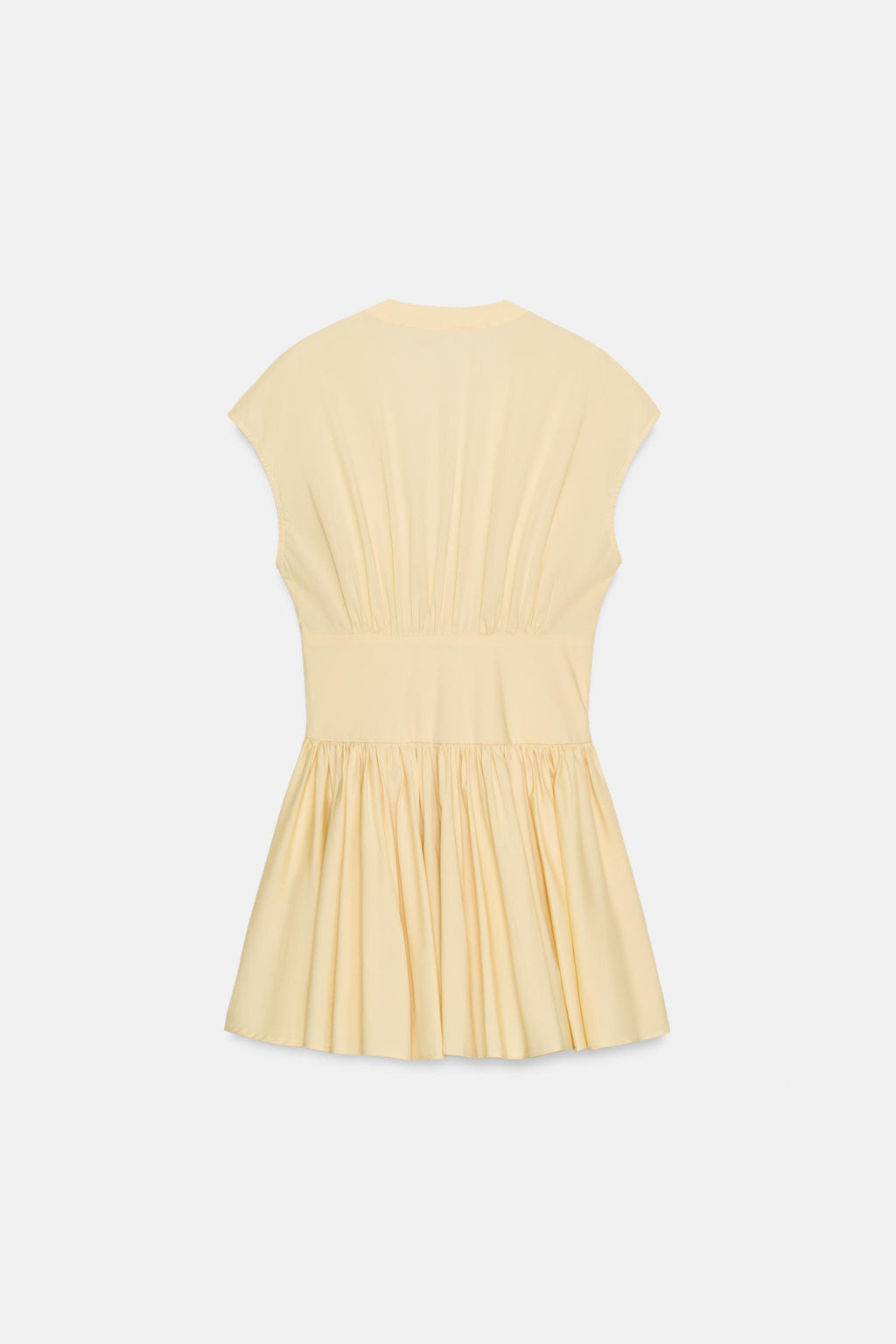 VESTIDO MINI POPEL?N / Mantequilla - Zara фото 5