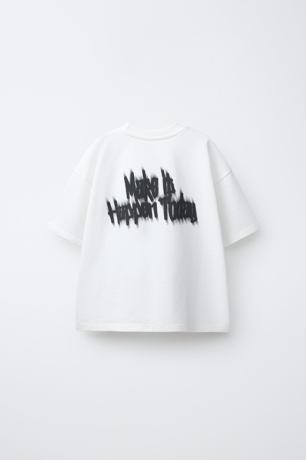CAMISETA FELPA ESTAMPADA GRAFFITI / Blanco - Zara фото 2
